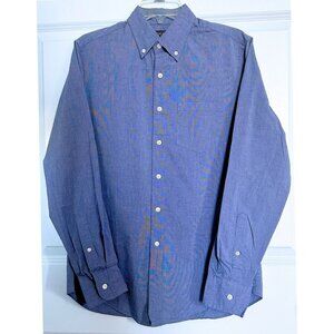 J, CREW Men's Mercantile Flex Blue Chambray Cotton Shirt Size Small NWT